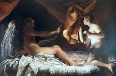 Psiche scopre Cupido, 1707-09 da Giuseppe Maria Crespi